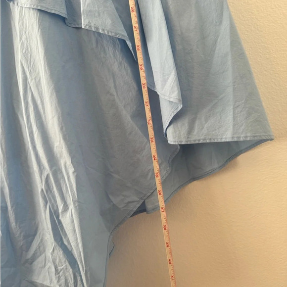 Anthropologie Maeve Asymmetrical Sleeveless Shirt Dress Preppy Boho NWT 2 - Picture 6 of 12